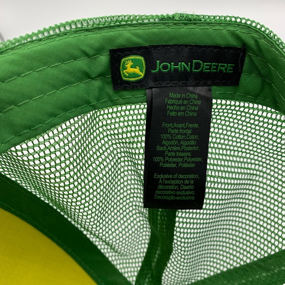 John Deere OSFA Logo SnapBack Trucker Hat - Picture 5 of 5